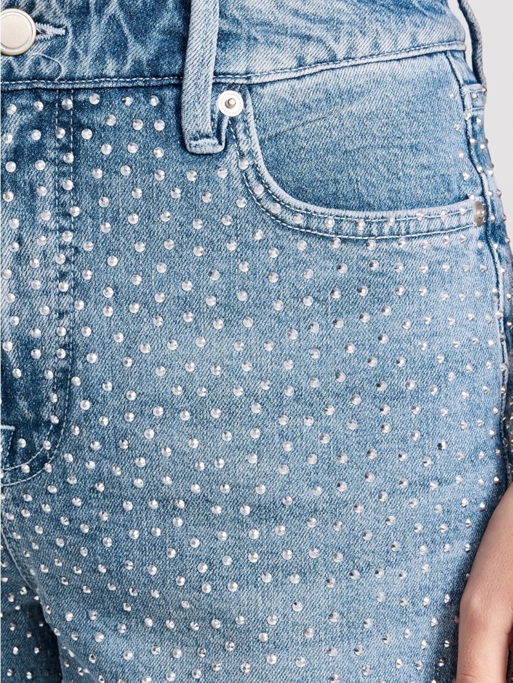 Good American Bedazzled good 90s relaxed jeans - Picture 3 of 9